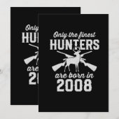Verjaardagscadeau Hertenjager Jacht voor 2008s Kaart (Voorkant / Achterkant)