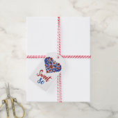 Verjaardagscadeau / Hongaarse rustieke Matyo Cadeaulabel (Met Touw)