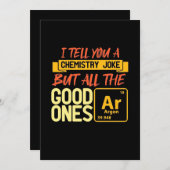 Verjaardagscadeau | Ik vertel je een scheikunde Kaart (Voorkant / Achterkant)