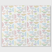 Verjaardagscadeau inpakpapier 26 juni (Vlak)