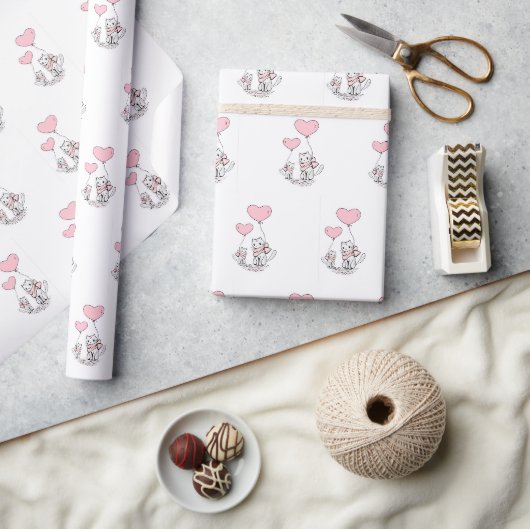 Verjaardagscadeau Inpakpapier Katten Kittens (Crafts)