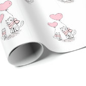 Verjaardagscadeau Inpakpapier Katten Kittens (Rol Hoek)