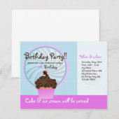 verjaardagscadeau kaart (Voorkant / Achterkant)