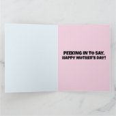 VERJAARDAGSCADEAU KAART MET KATTENGEZICHT (Binnen)