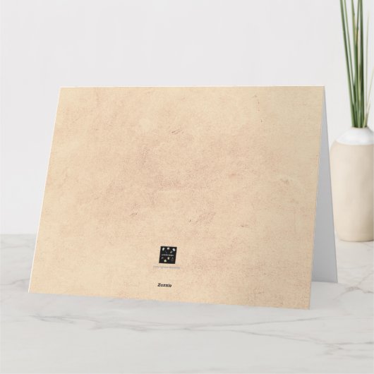 VERJAARDAGSCADEAU KAART VOOR MOEDER (VINTAGE) (Achterkant)