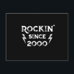 Verjaardagscadeau Klassieke Rock voor de jaren 200 Briefkaart<br><div class="desc">Het beste verjaardagsgeschenk voor jongen en meisje die geboren zijn in 2000. Een gelimiteerde editie,  speciaal ontworpen voor uw zoon en dochter! Bekijk onze collectie</div>