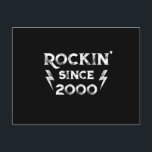 Verjaardagscadeau Klassieke Rock voor de jaren 200 Briefkaart<br><div class="desc">Het beste verjaardagscadeau voor jongen en meisje die geboren zijn in 2000. Een gelimiteerde editie, speciaal ontworpen voor je zoon en dochter! Bekijk onze collectie</div>