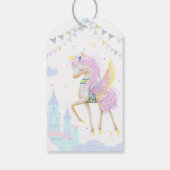 Verjaardagscadeau Labels met een schattige eenhoor Cadeaulabel (Achterkant)