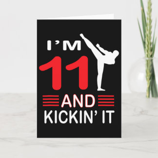 Verjaardagscadeau Martial Arts Cadeau Jongens Meis Kaart