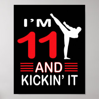 Verjaardagscadeau Martial arts cadeau Jongens Meis Poster