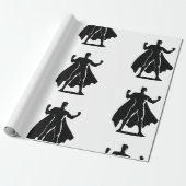 Verjaardagscadeau met superheldenthema cadeaupapier (Uitgerold)