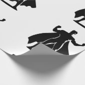 Verjaardagscadeau met superheldenthema cadeaupapier (Hoek)