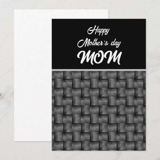 VERJAARDAGSCADEAU MOEDER OP MAAT  KAART (Voorkant / Achterkant)