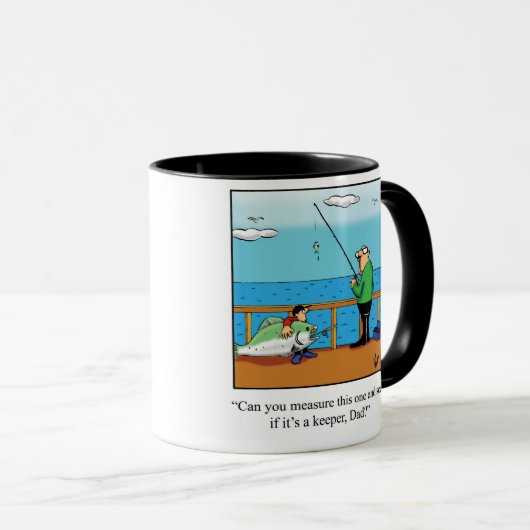 Verjaardagscadeau Mok voor vissers (Voorkant rechts)