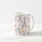 Verjaardagscadeau Parijs Koffiemok (Voorkant rechts)