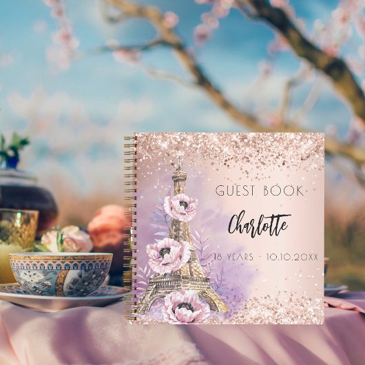 verjaardagscadeau Paris Eiffel-toren Notitieboek