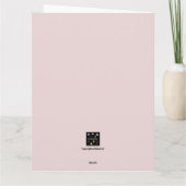 VERJAARDAGSCADEAU ROZE MOEDERDAG KAART (Achterkant)
