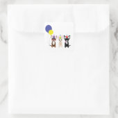 verjaardagscadeau-stelieandco vierkante sticker (Tas)