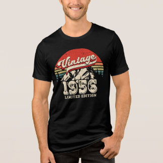 Verjaardagscadeau uit 1956 Retro 70e verjaardag Tri-Blend Shirt