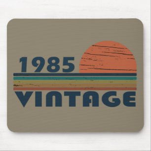 Verjaardagscadeau uit 1985 vintage muismat