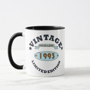 Verjaardagscadeau uit 1993 wijnstok mok