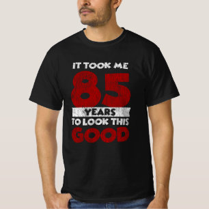 Verjaardagscadeau van 85 jaar oud Funny 85ste verj T-shirt