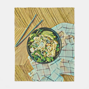 verjaardagscadeau van Ramen Fleece Deken