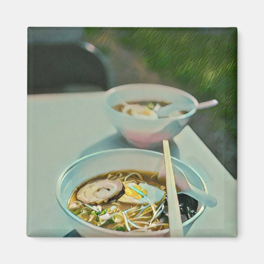verjaardagscadeau van Ramen Magneet (Voorkant)