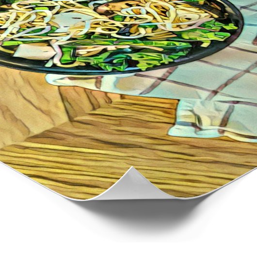 verjaardagscadeau van Ramen Poster (Hoek)