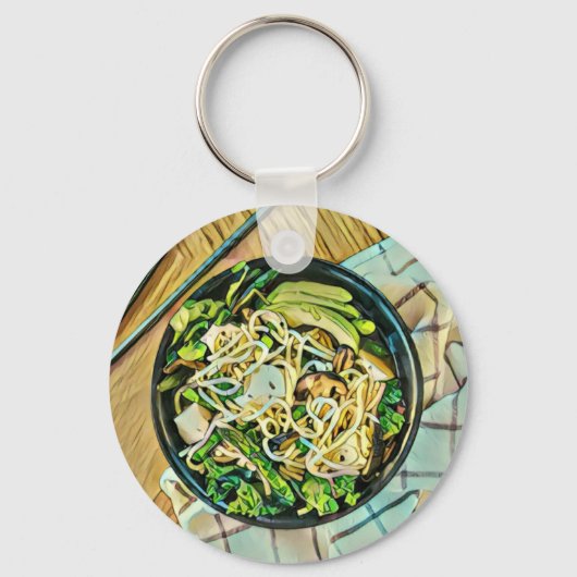 verjaardagscadeau van Ramen Sleutelhanger (Voorkant)