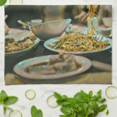 verjaardagscadeau van Ramen Theedoek (Gevouwen)