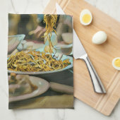 verjaardagscadeau van Ramen Theedoek (Quarter Fold)