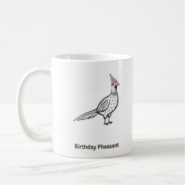 Verjaardagscadeau, verjaardagsfazant, vogel  koffiemok