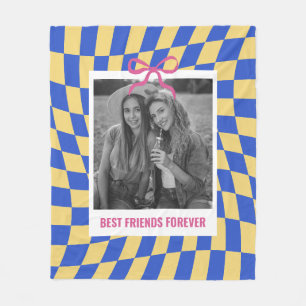 Verjaardagscadeau voor beste vrienden op maat met fleece deken