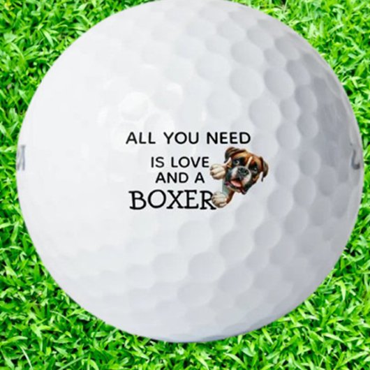 Verjaardagscadeau voor BOXER Golfballen