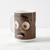 Verjaardagscadeau voor Chocolade Liefhebbers Grapp Koffiemok (Voorkant links)