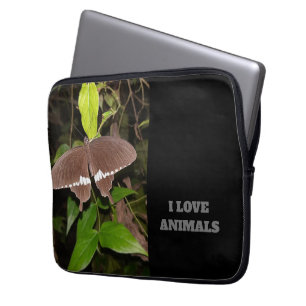 VERJAARDAGSCADEAU VOOR DIERLIJKE VLINDER LIEFHEBBE LAPTOP SLEEVE