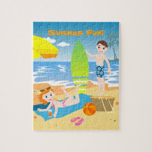 verjaardagscadeau voor elke kinderen legpuzzel (Verticaal)