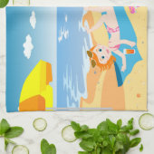 verjaardagscadeau voor elke kinderen theedoek (Gevouwen)