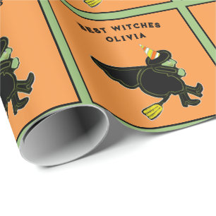 Verjaardagscadeau voor Halloween Cadeaupapier