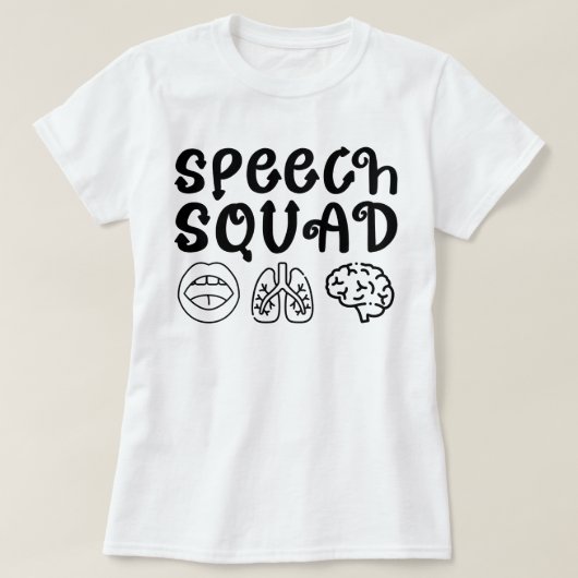 Verjaardagscadeau voor leraar spraakpathologie t-shirt (Design voorkant)