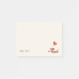 Verjaardagscadeau voor liefhebbers van de Teckel-h Post-it® Notes