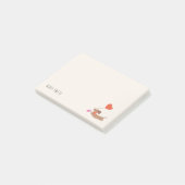 Verjaardagscadeau voor liefhebbers van de Teckel-h Post-it® Notes (Schuin)