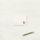 Verjaardagscadeau voor liefhebbers van Duitse Herd Post-it® Notes (Op bureau)