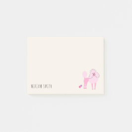 Verjaardagscadeau voor liefhebbers van Poodles en Post-it® Notes