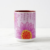 Verjaardagscadeau voor mama tweekleurige koffiemok (Center)