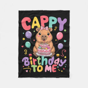 Verjaardagscadeau voor mij Schattig Capy Capybara Fleece Deken