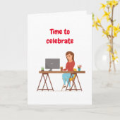 VERJAARDAGSCADEAU VOOR MIJN ***COLLEGA*** KAART (Gele Bloem)