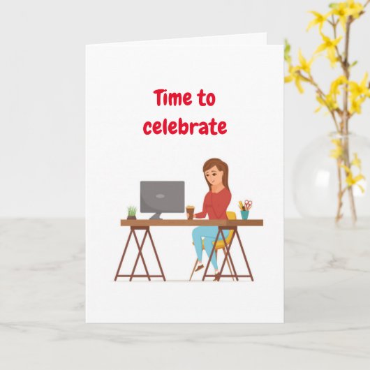 VERJAARDAGSCADEAU VOOR MIJN ***COLLEGA*** KAART (Gele Bloem)