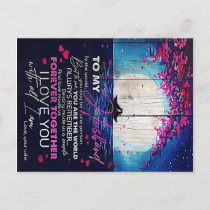 Verjaardagscadeau voor mijn man   Brief aan mijn m Briefkaart